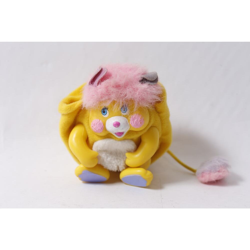 1980s Mattel Popples Potato Chip Yellow Pocket Popple Collectible ~260507-WH 641